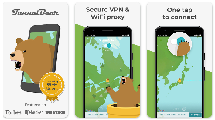 TunnelBear VPN Apk App Free Download For iPad iOS