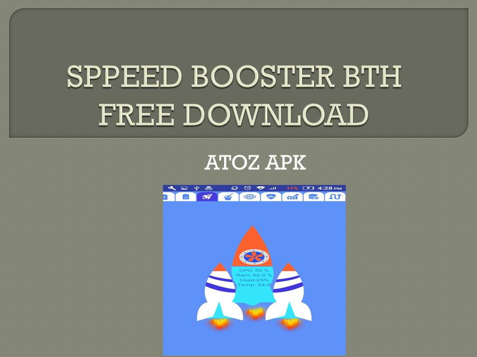 SPPEED BOOSTER BTH FREE DOWNLOAD