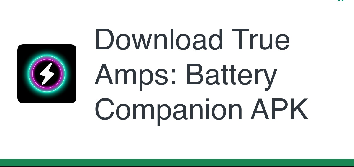 True Amps Battery Companion PRO APK
